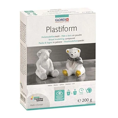 Afbeelding van GLOREX Plastiform, modelleer, ivoor, 14,7 x 12 6,2 cm