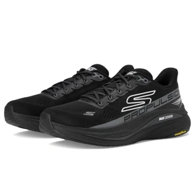 Afbeelding van Skechers Heren MAX demping voortstuwing Sneaker, Zwart, 8.5 UK, 42.5 EU