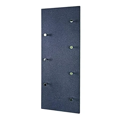 Afbeelding van HAKU Möbel Wandkapstok, MDF, chroom in granietlook, B 80 x D 6 H 30 cm