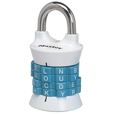 Afbeelding van Master Lock Verticaal resetbaar woord combinatie hangslot, 1535DWD