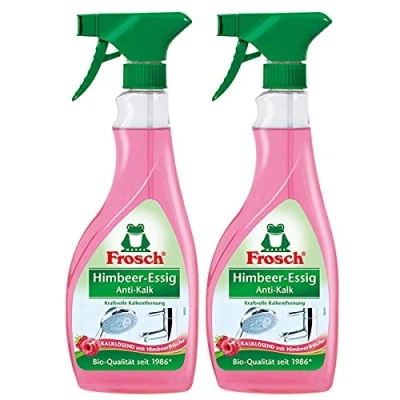 Afbeelding van Frosch Frambozenazijn, antikalk, 500 ml, krachtige kalkverwijdering (verpakking van 2)