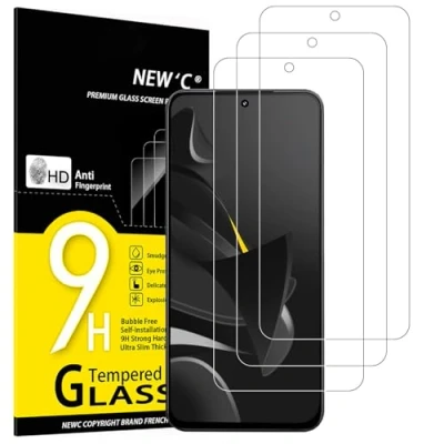 Afbeelding van NEW&#039;C 3 Stuks, Screen Protector voor Xiaomi POCO M7 Pro 5G, Gehard Glass Schermbeschermer Film 0.33 mm ultra transparant, resistent