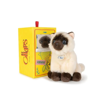 Afbeelding van B.t. chaps knuffelpoes eddie the siamese 17 cm