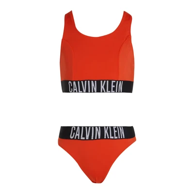 Afbeelding van Calvin Klein crop bikini rood