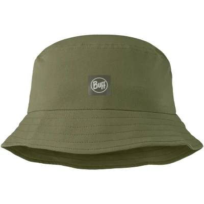 Afbeelding van BUFF Adventure Bucket Hat Khaki Unisex Volwassenen Maat S/M, Groen, S
