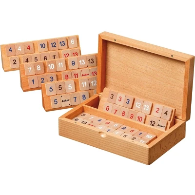 Afbeelding van Philos Rummy cassette beukenhout 22x14,5cm