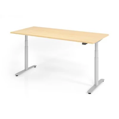 Afbeelding van XDLR 19 S 180x80 Bureau Elektrisch in hoogte verstelbaar. Esdoorn 180 x 80 Tafelhoogte I verstelbaar