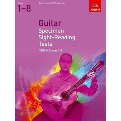 Afbeelding van ABRSM Guitar Specimen Sight Leading Tests: Van 2009 (Grades 1 8).