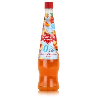Afbeelding van Mautner Markhof Perzik Maracuja 0% suiker siroop