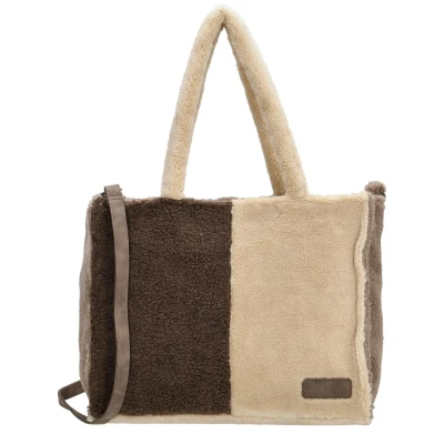 Afbeelding van Zebra Trends Teddy Denise Shopper donkerbruin Damestas
