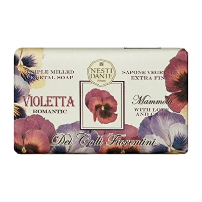 Afbeelding van Nesti Dante Colli Fiorentini Sweet Violet 664204 Handzeep van natuurlijke ingrediënten, langdurige geur, zeep)