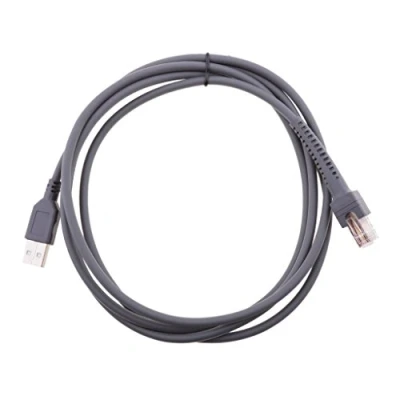 Afbeelding van Tuoservo USB Kabel CBA U01 S07ZAR voor Symbool Barcode Scanner LS2208 LS4208 LS7708 LS9208 A Mannetje naar RJ45 7 Voet