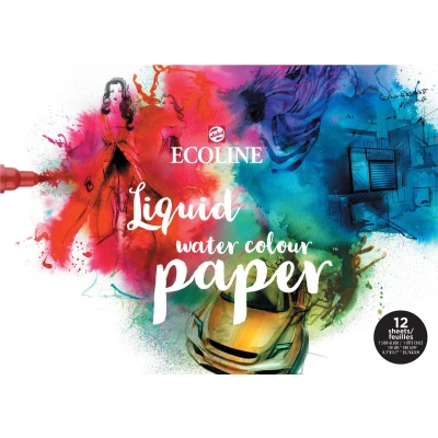 Afbeelding van Tekenpapier Talens Ecoline A3 wit