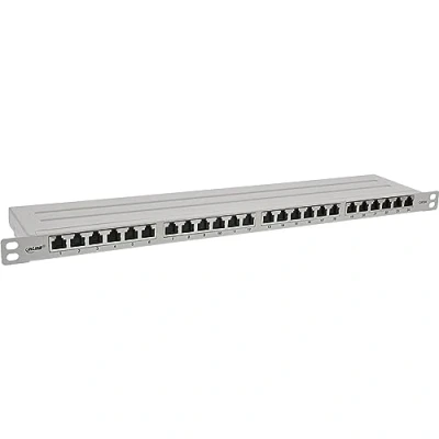 Afbeelding van InLine 19&quot; patchpaneel Cat.6A 0, Server accessoires, Grijs