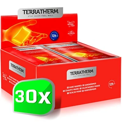 Afbeelding van Handenwarmers 30 paar, zakverwarmers gedurende 12 uur warme handen, warmtepads handen door de lucht geactiveerd, 100% natuurlijke warmte, vingerverwarmers