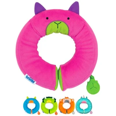 Afbeelding van Trunki Kinderen neksteun &amp; reiskussen Yondi small, roze, 20 cm,