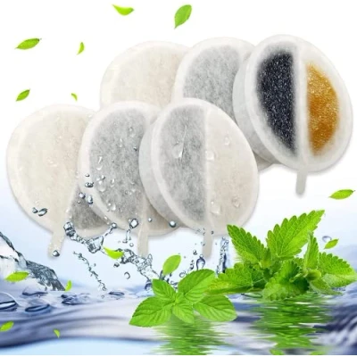 Afbeelding van MyPaws ® 6 stuks vervangingsfilters voor PET POD drinkfontein actieve koolfilter vervangingsfilter