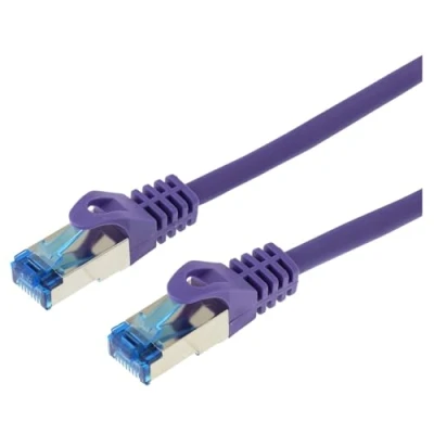 Afbeelding van Netwerk: PATCH kabels: CABLE SF/UTP 15CM CAT5E VIOLET
