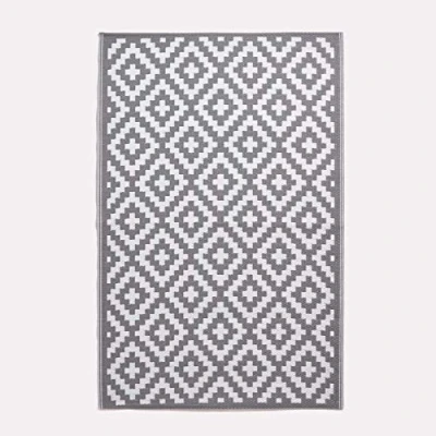 Afbeelding van Homescapes Zoe polypropyleen buitentapijt met geometrisch patroon, 120 x 180 cm