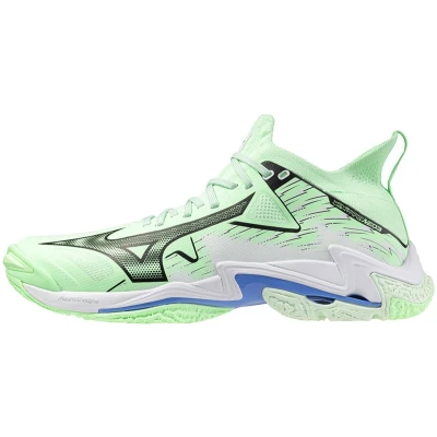 Afbeelding van Mizuno WAVE LIGHTNING Neo 3 Volleybalschoenen Mint/Zwart/Frontier Blauw Dames/Heren Maat 46,5