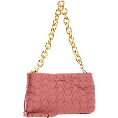 Afbeelding van COCCINELLE Leren Schoudertas Avondtas Ophelie Matelasse Handbag Camelia Zalmroze