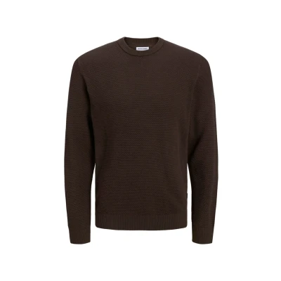 Afbeelding van JACK &amp; JONES Trui &#039;JJEGlobe&#039; donkerbruin