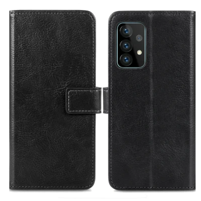 Afbeelding van Samsung Galaxy A52 (5G) Hoesje Kunstleder iMoshion Bookcase Zwart Telefoonhoesje