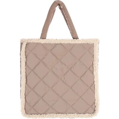 Afbeelding van PERLAYN Puffer Shopper Kakhi