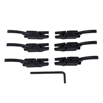 Afbeelding van Alnicov 6 Stks Gitaar Brug String Zadels Tremolo Bridge Locked Zadel voor Elektrische Onderdelen Accessoires
