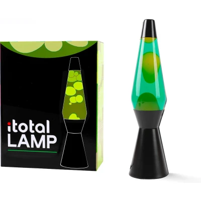 Afbeelding van Lavalamp Zwart/Groen, 40cm