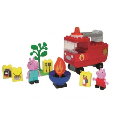Afbeelding van BIG Bloxx Peppa Pig Brandweerwagen Bouwset