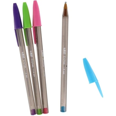 Afbeelding van Bic Balpennen Cristal Fun 15 Cm 1,6 Mm 4 Stuks