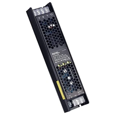 Afbeelding van VARICART IP20 12V 8.3A 100W Dimbare LED Stuurprogramma, Universele Gereguleerde AC DC Schakelende Voeding PSU, Constante Spanningsuitgang Transformator, Ondersteunt 2 in 1 TRIAC en 0 10V Dimregeling
