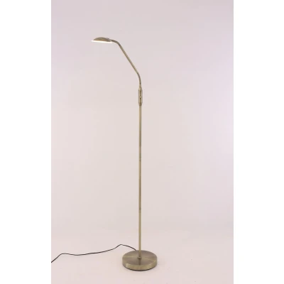 Afbeelding van Vloerlamp Leeslamp brons LED incl dimmer