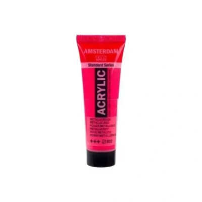 Afbeelding van Amsterdam acryl 832 Metallic rood 20 ml