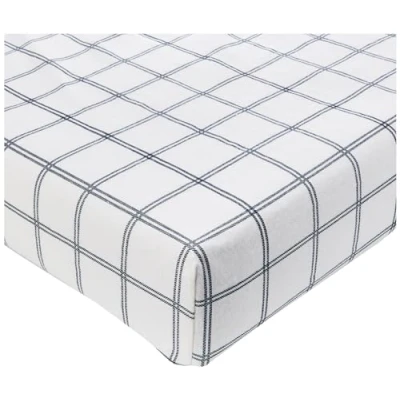 Afbeelding van Catherine Lansfield Geborsteld Katoen Tartan Check King Hoeslaken Navy