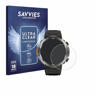 Afbeelding van Savvies Screenprotector voor Baolubao W50PRO 1.45&quot; Folie Beschermfolie transparant (18 Stuks)