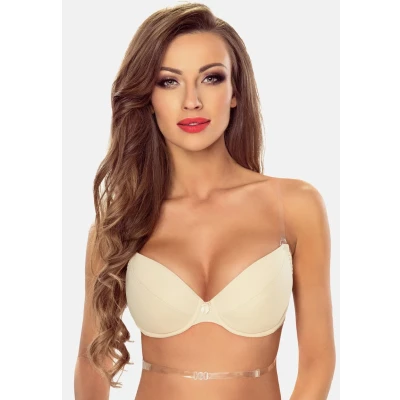 Afbeelding van Vivisence Pushup BH, Dames, Maat: 75C, Beige