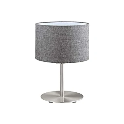 Afbeelding van Leen Bakker EGLO Tafellamp Pasteri Ø18cm Tafellampen Grijs Textileen