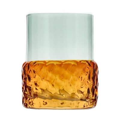 Afbeelding van Villa Collection Styles Theelichthouder Dia 7,7 x 10 cm Blauw/Amber