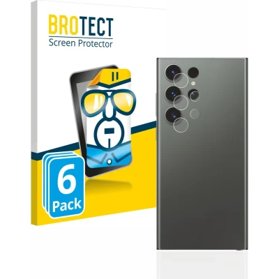 Afbeelding van BROTECT Screenprotector voor Samsung Galaxy S23 Ultra (ALLEEN Camera Lens) Folie Beschermfolie transparant (6 Stuks)