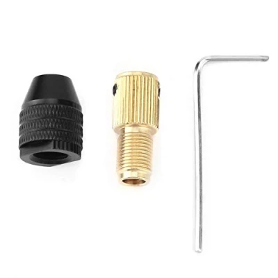Afbeelding van Mini boorkop 0,3 3,4 mm Zelfspannende Drie klauw boorkop, buitendiameter 10 mm, gatdiameter 5