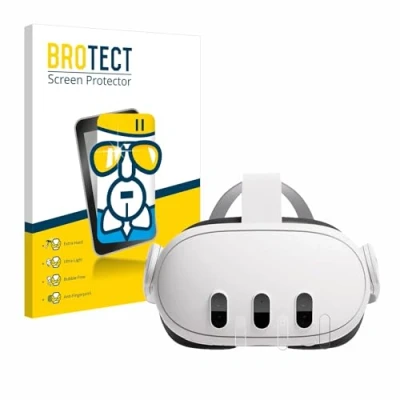 Afbeelding van BROTECT Glas Screen Protector voor Meta Quest 3 Schermbeschermer [9H Hardheid, Beschermglas Folie niet Gehard Glas]