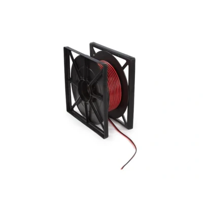 Afbeelding van Luidsprekerkabel op rol HQ Power 100 meter (1.5 mm², Rood/Zwart)