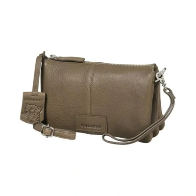 Afbeelding van Burkely Soft Skylar Triple Pocket Zip taupe Damestas