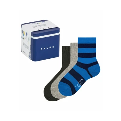 Afbeelding van FALKE sokken set van 3 blauw/grijs