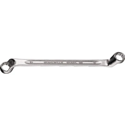 Afbeelding van Stahlwille Dubbele ringsleutel 19 x 22 mm 300 diep gebogen 1 stuk 41041922