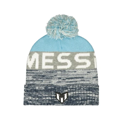 Afbeelding van Vingino x Messi muts met pompon meerkleurig