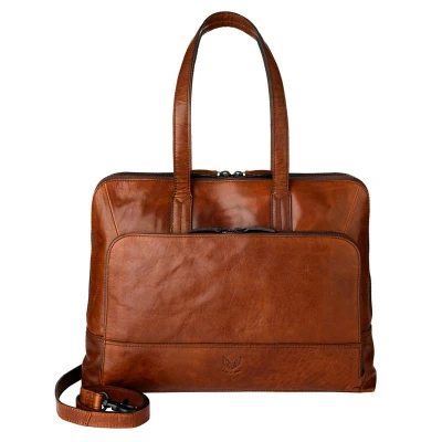 Afbeelding van Rise of Rosa Laptoptassen Brenton cognac