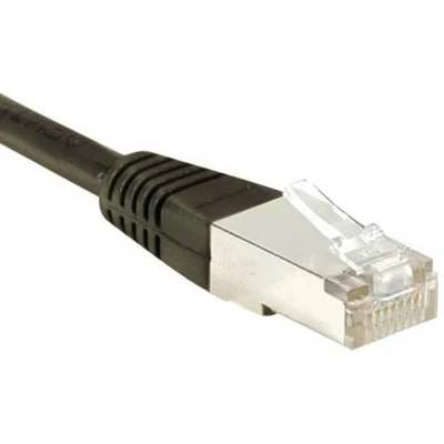 Afbeelding van Netwerkkabel RJ45 CAT 5E F/UTP zwart 0.7 m